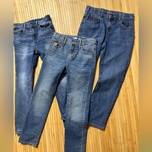 3 PAIRS Girls SZ 10 Jeans: J Crew/Crewcuts, Place, Old Navy